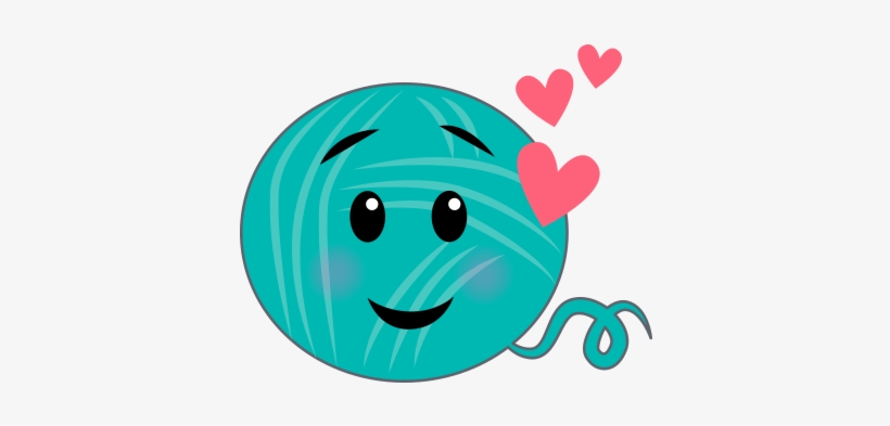 And I Don't Mean The Sticky Paper Kind - Knitting Emoticon, transparent png download