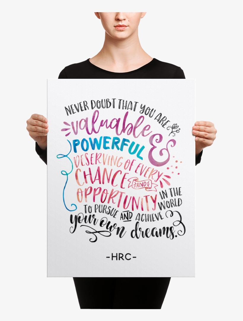 Hillary Clinton Quote / Typography - Black Mask Fawn French Bulldog Is Ready, transparent png download