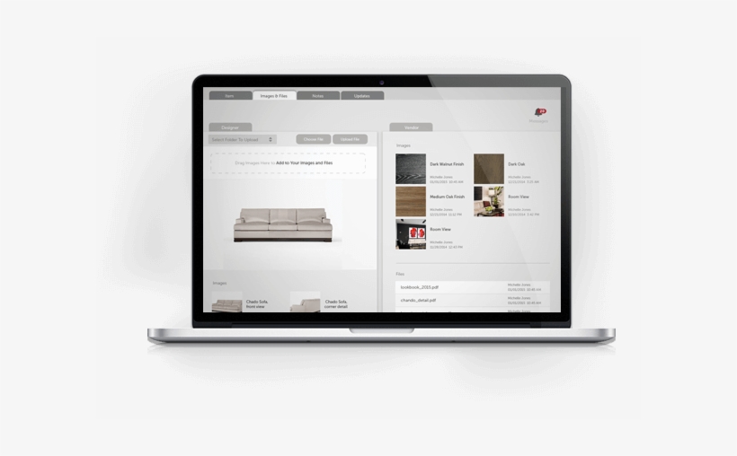 Laptop Mockup - Wordpress Masonry Grid Template Free, transparent png download