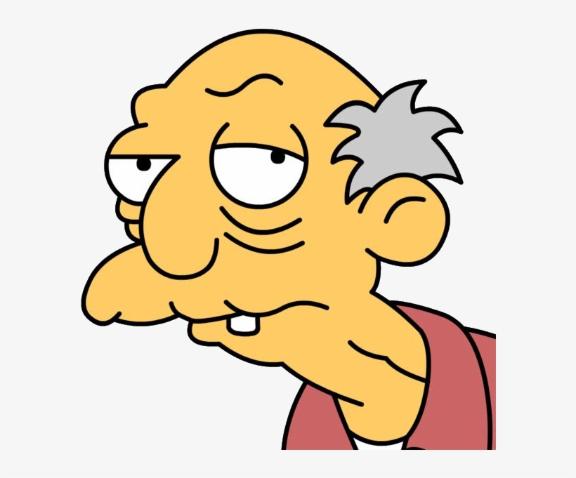 September 27 Is National Chocolate Milk Day - Old People In The Simpsons, transparent png download