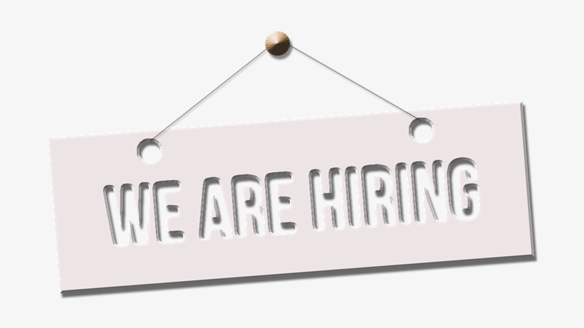 We're Hiring Fancy Being Our Next Pr And Social Superstar - We Are Hiring Black Background, transparent png download