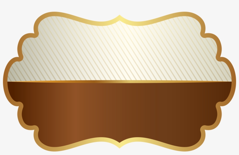 Free Fancy Label Png - Brown Label Png, transparent png download