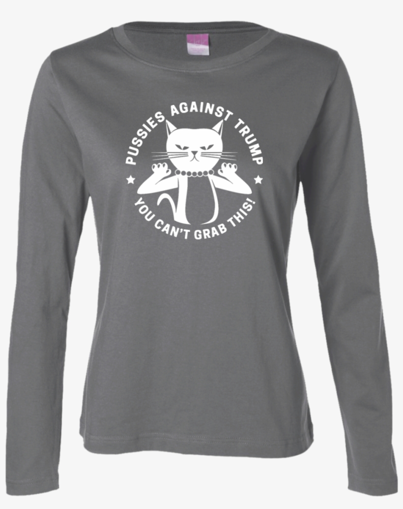 Grab Them By The Pussy - Pussies Against Trump Black T-shirt, transparent png download