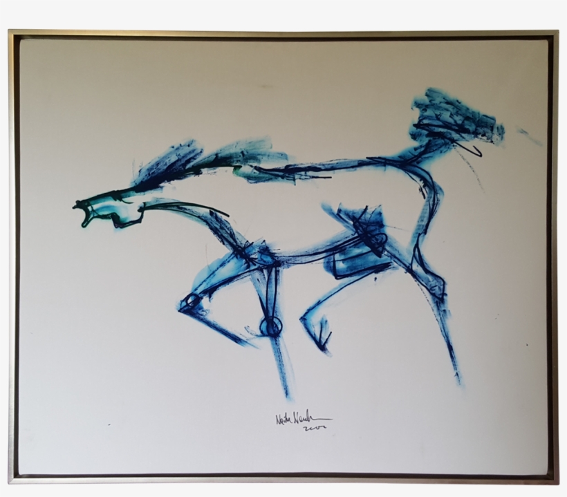 Png Royalty Free Stock Art Tree Twig Watercolor Horse - Drawing, transparent png download