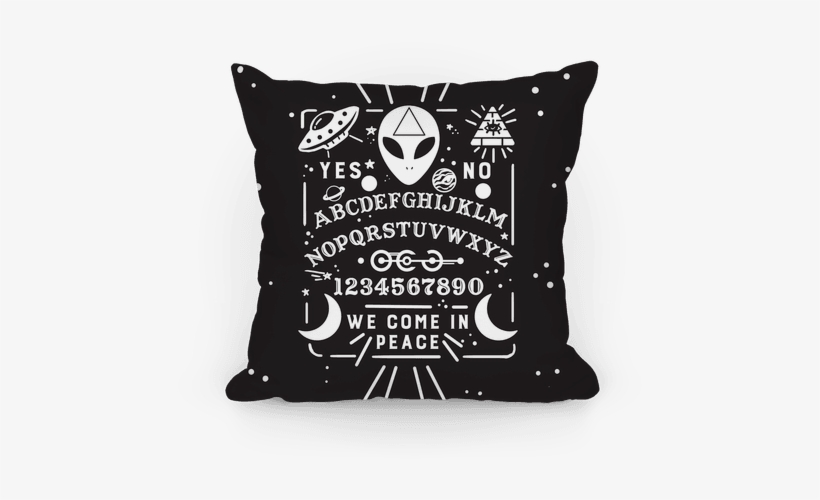 Occult Alien Ouija Board Pillow - She's Beauty She's Grace She Ll Punch You In The Face, transparent png download