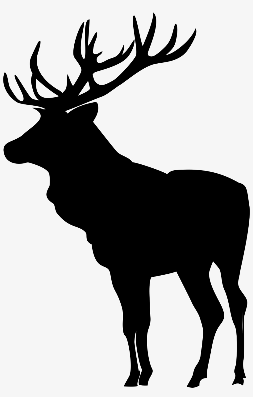Elk Head Silhouette Clip Art At Getdrawings - Elk Png, transparent png download