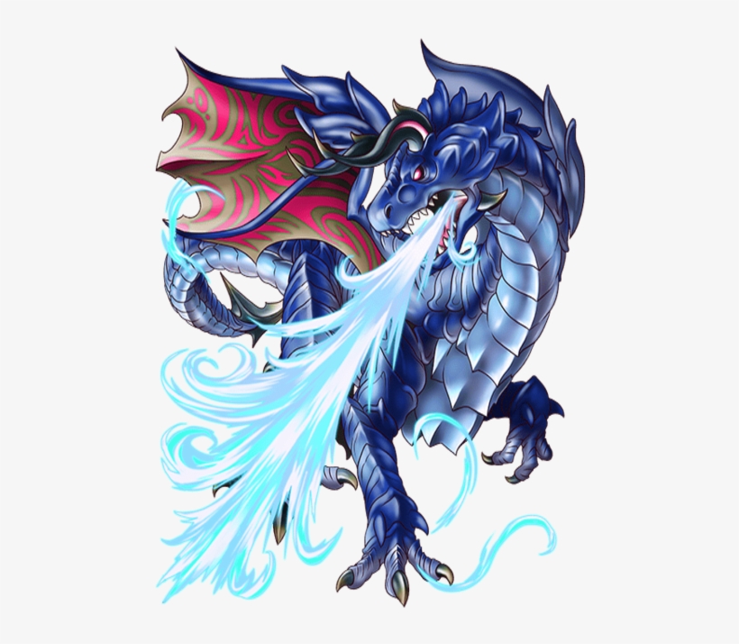 Water Fear Dragon Transparent - Mystic Dragon Blue Png, transparent png download