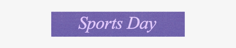 Purple/white Sport Day Ribbon - Banner The Thao, transparent png download