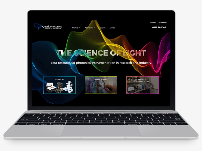 Macbook Mockup Quark - Netbook, transparent png download