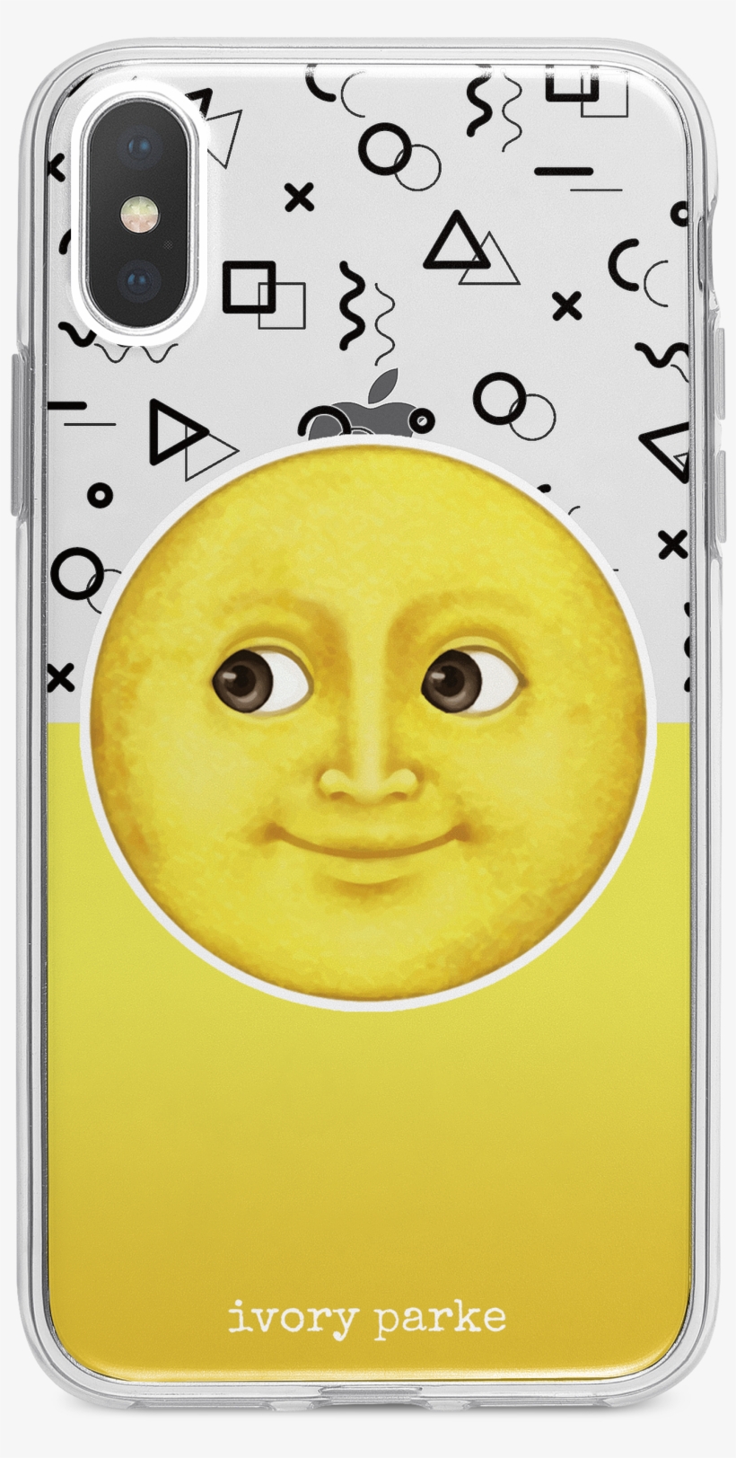 Yellow Moon Emoji Iphone Case Products Pinterest Moon - Gelber Mond - Emoji Zierkissen, transparent png download