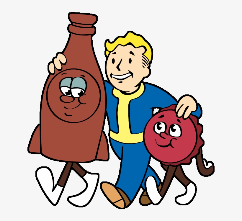 Fallout Bottle Cappy Pinterest - Fallout Bottle And Cappy, transparent png download