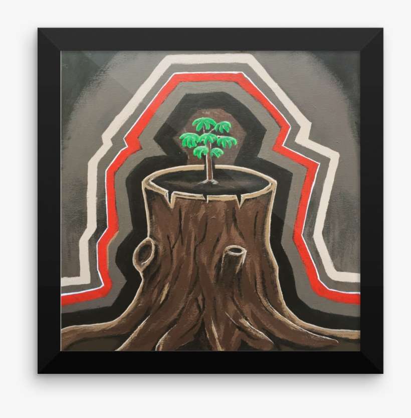 Tree Of Life Framed Painting Print - Painting, transparent png download