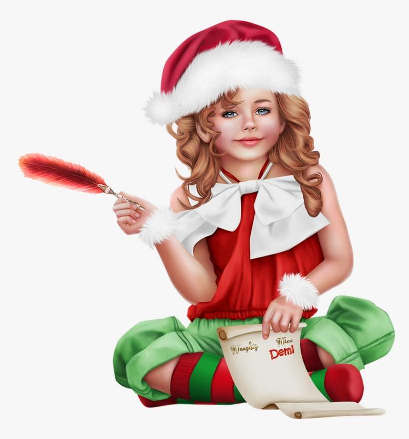 Image Result For Christmas Girls Illustratie 3d - Child, transparent png download