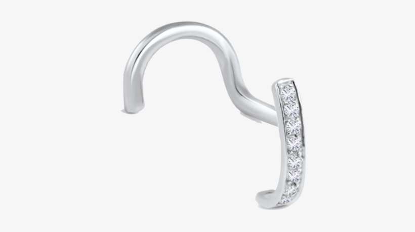 Designer Nose Pin - Colored Gold, transparent png download