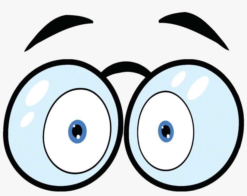 Cartoon Eyes Vector - Cartoon Eyes With Glasses, transparent png download