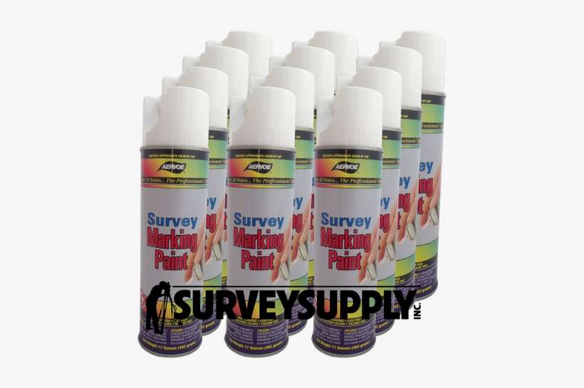 Aervoe Survey Marking Paint Case - Silver Upside-down Marking Paint — 17 Oz. Aerosol, transparent png download