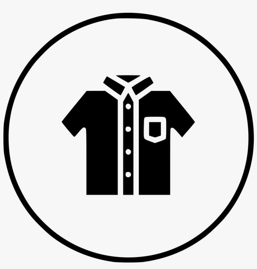 Tshirt Uniform Half Sleeve White Cloth School Comments - School Uniform Icon Png, transparent png download