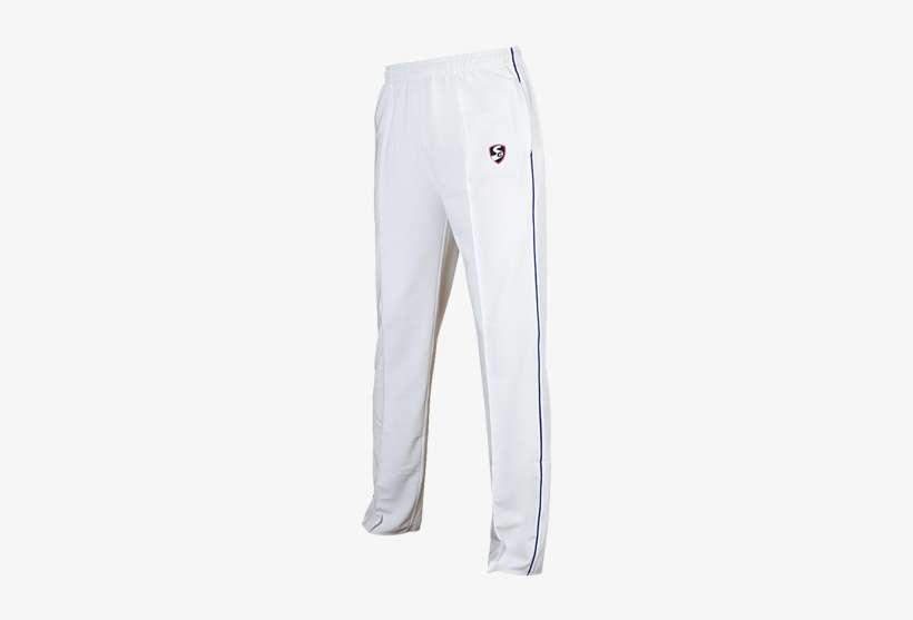 White Sg Cricket Pant - Cricket, transparent png download
