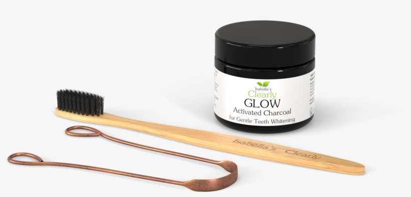 Isabella's Clearly Glow Teeth Whitening Activated Charcoal - Makeup Brushes, transparent png download