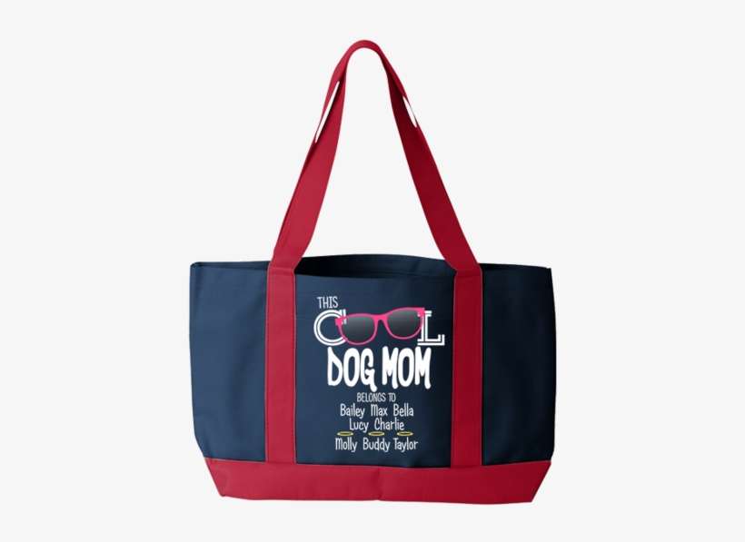 Cool Dog Mom - Tote Bag, transparent png download
