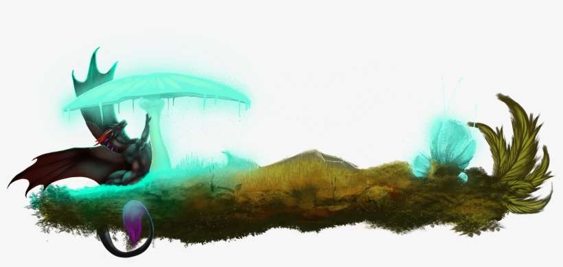 [ych] - Glowing Mushroom - Mushroom, transparent png download