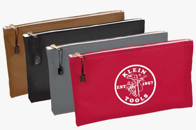 Png 5141 - Klein Tools 5141 Zipper Bags-canvas 4-pack, transparent png download