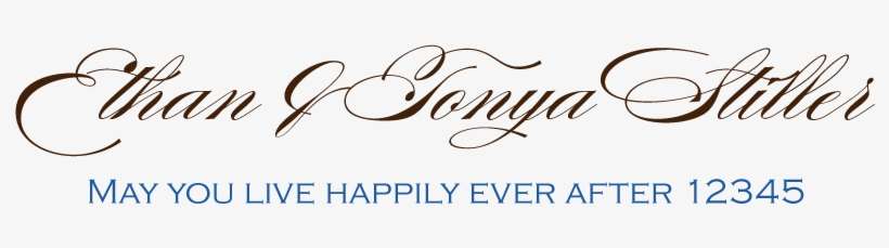 As You Can See, The Feature Font Is Very Readable And - Text Font Wedding, transparent png download