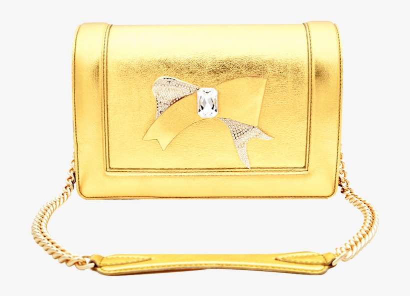 Fanny Cuir Boetie Metal Gold - Gold, transparent png download