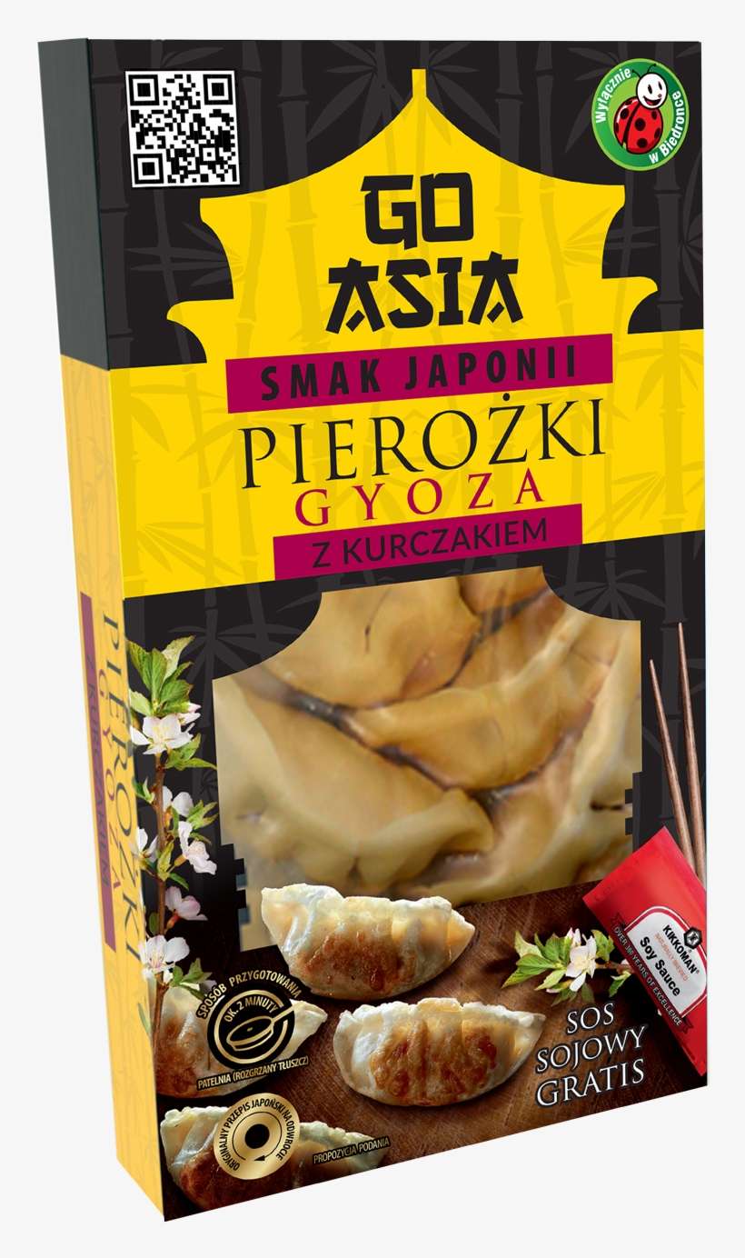 Gyoza Dumplings With Chicken - Pierożki Gyoza Z Kurczakiem, transparent png download