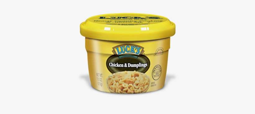 Chicken And Dumplings Microwave Bowl - Luck's Chicken & Dumplings 15 Oz. Can, transparent png download