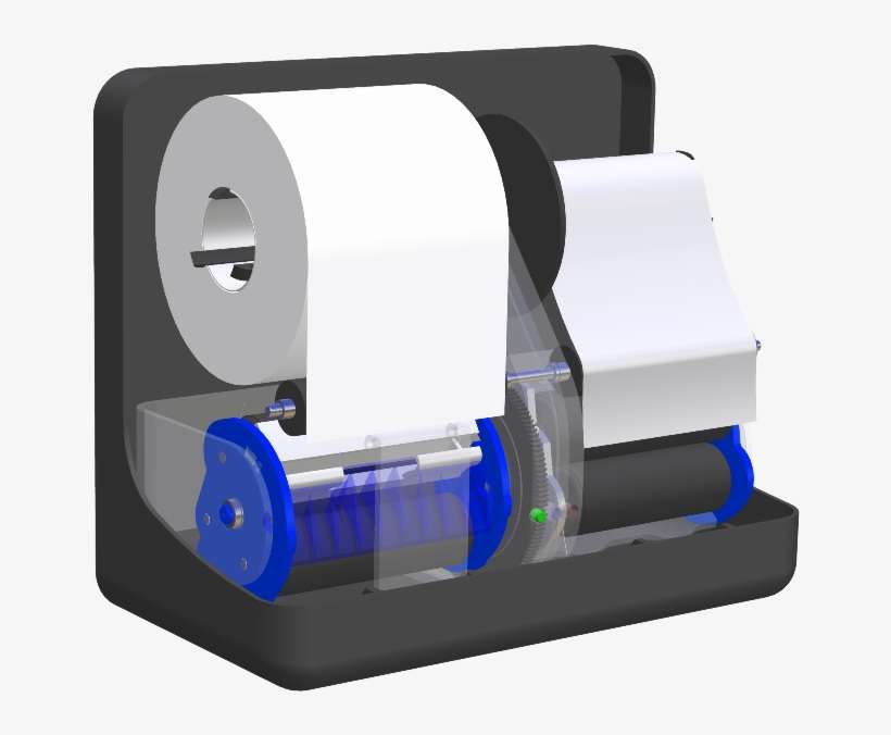 Design Of A Toilet Paper Dispenser With Automatic Roll - Toilettenpapier Automat, transparent png download