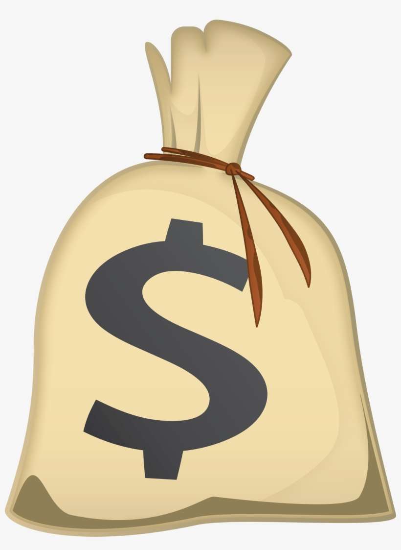 Gold Picture Money Bag Picture Money Bag Png - Illustration, transparent png download