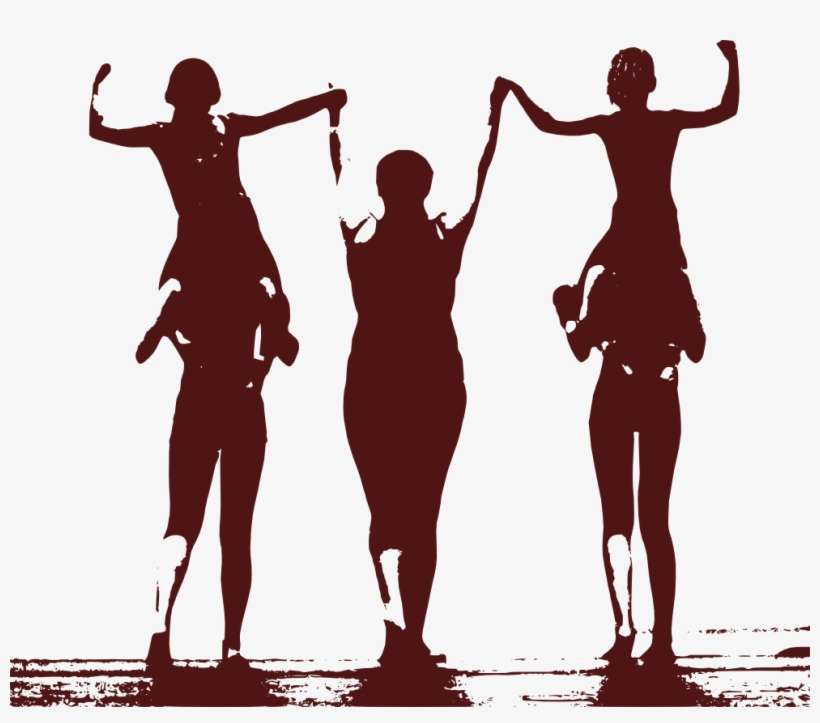 Friends - Friendssilhouette - Silhouette, transparent png download