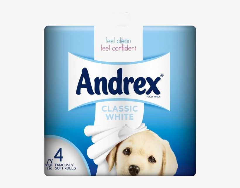 More Views - Andrex Classic White Toilet Roll - Case Of 24 Rolls, transparent png download