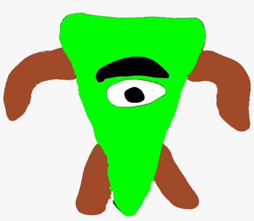 A Green Down Quark - Particle, transparent png download