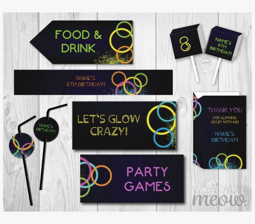 Glow In The Dark - Party, transparent png download