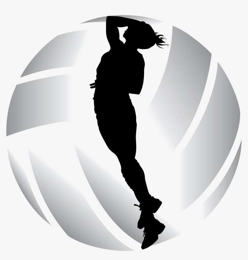 Vblogo - Volleyball Silhouette, transparent png download