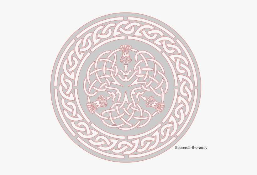 Scottish Celtic Circle - Ornament, transparent png download
