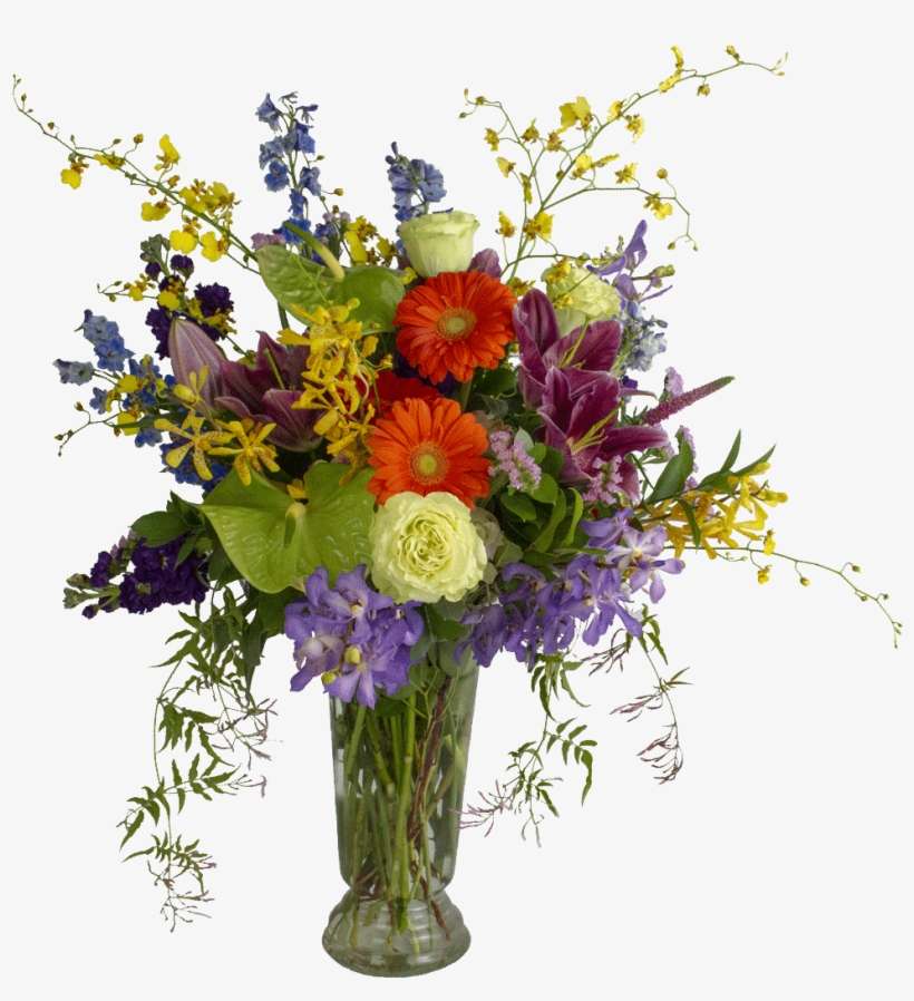 Garden Paradise Bouquet - Flower Bouquet, transparent png download