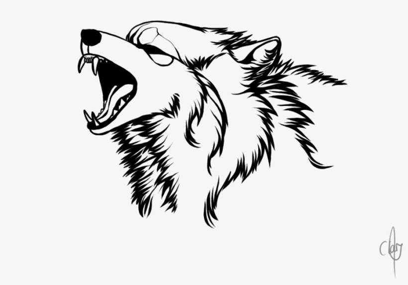 Wolf Roar Transpar343ent Background By Treebuzza-d6wptvi - Wolf Logo Transparent Background, transparent png download