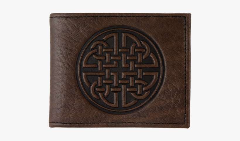 Celtic Circle Leather Wallet - Oberon Design Fine Celtic Leather Wallet, transparent png download