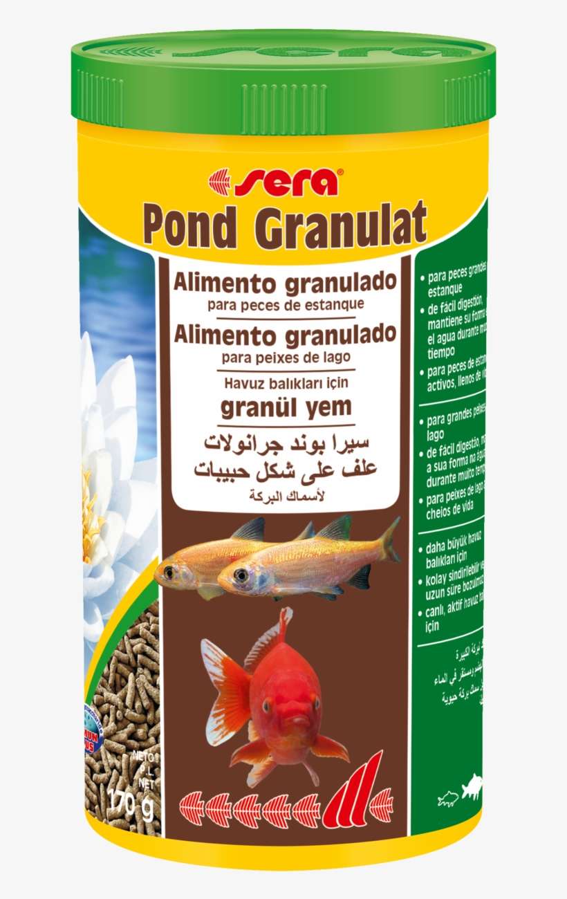 07170 Es Pt Tr Sa Sera Pond Granulat 1000 Ml Top - Sera Pond Granulat, transparent png download