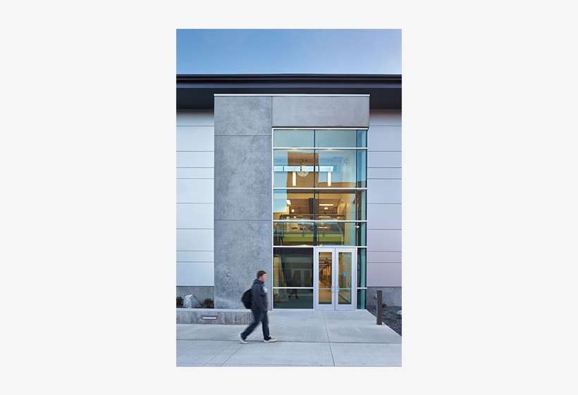 Student Walking Outside Of Side Entrance - Student, transparent png download
