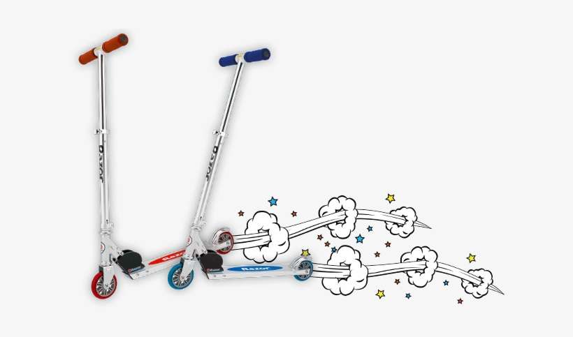 M-elec Razor Scooter - Razor A125 Scooter - Blue Gs, transparent png download