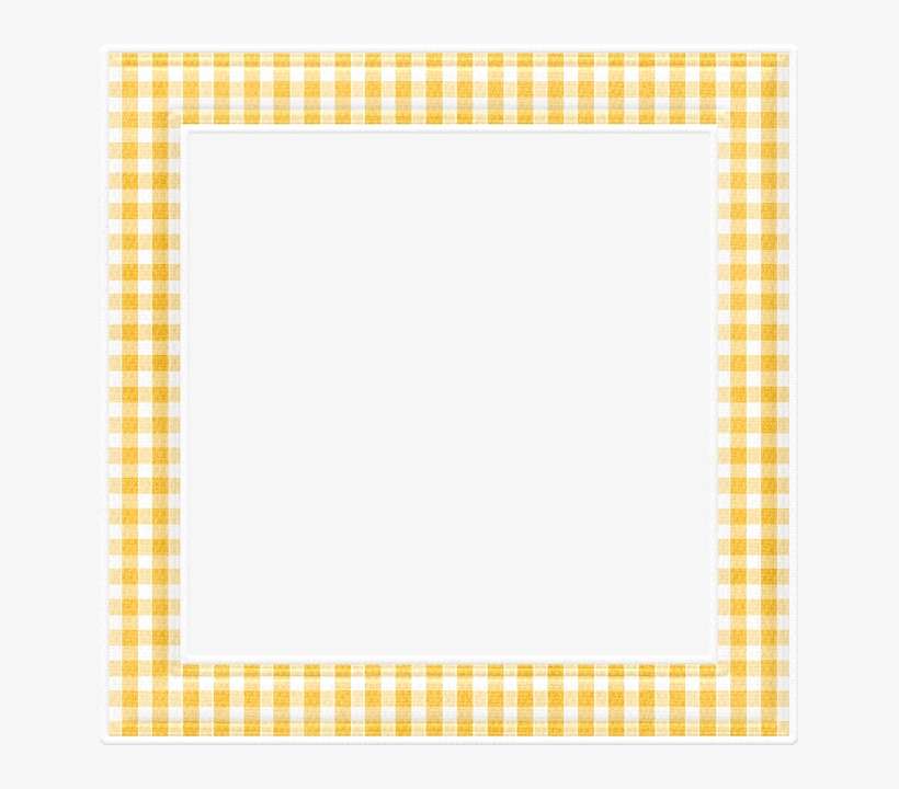 Tags, Bordas, Fundos E Etc - Gingham Frames Clipart, transparent png download