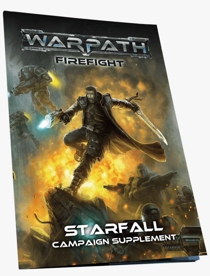 Starfall Campaign Book Mockup - Mantic Warpath Art, transparent png download