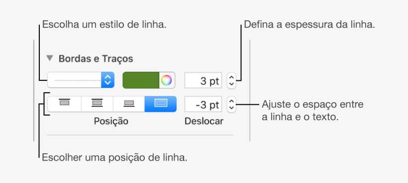 Controles Para Alterar O Estilo, A Espessura, A Posição - Poner Margen En Pages Mac, transparent png download