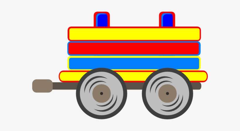Wheel Clipart Carriage - Train Carriage Clipart, transparent png download