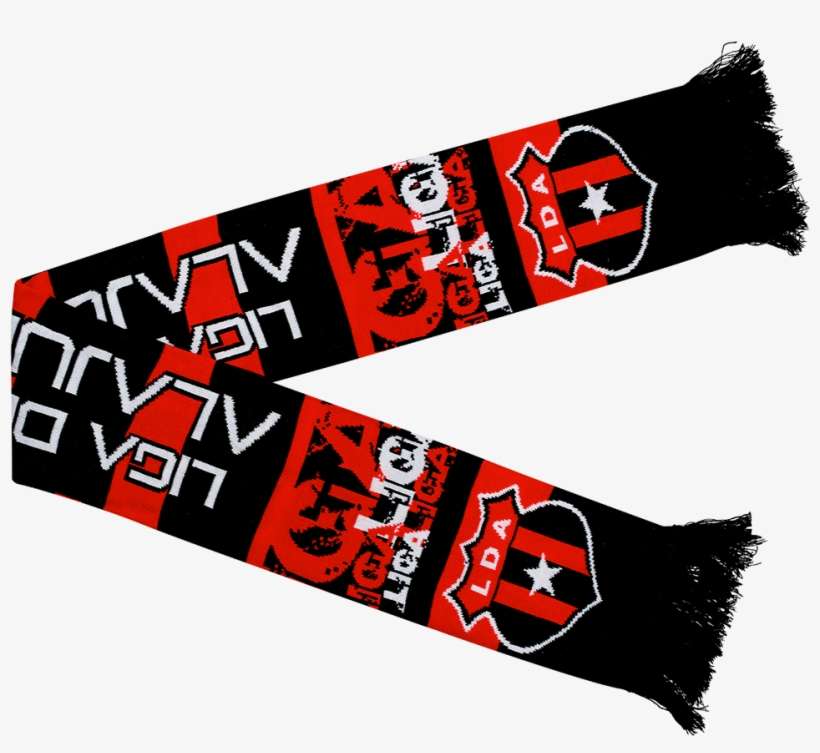 Bufanda Liga Deportiva Alajuelense Franjas - Bufanda De La Liga Alajuelense, transparent png download