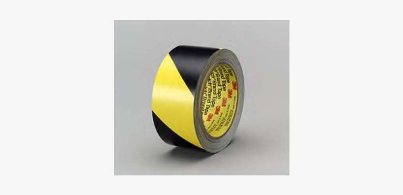 Cinta De Vinilo Con Franjas De Seguridad 766i - 3m 57022 Caution Stripe Tape 2w X108 Ft. Roll, transparent png download